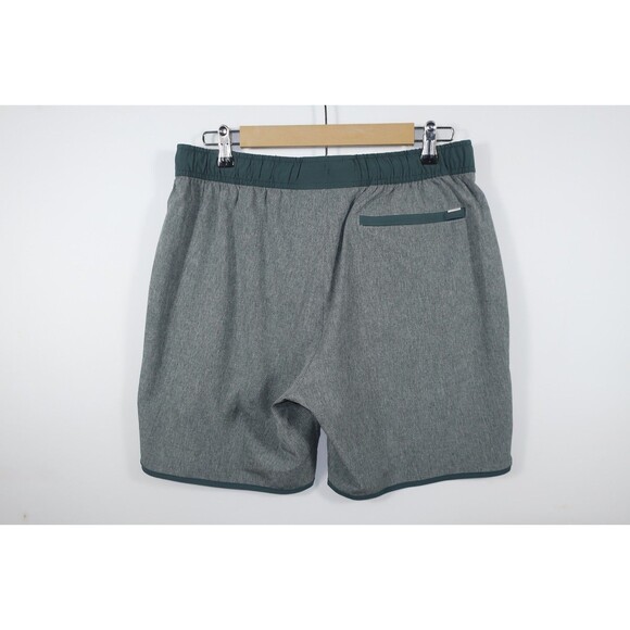 Vuori Banks Swim Trunks Shorts Beryl Linen Unlined Stretch Men's Size 32 Medium - Picture 5 of 7